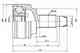 Шарнирный комплект приводного вала AYWIPARTS AW1510589 - изображение