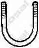 Клемма системы выпуска BOSAL 250-661 Клемма системы выпуска BOSAL 250-661 - изображение