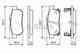 Колодки тормозные дисковые для HONDA CIVIC(EC,ED,EE), CRX(ED,EE), JAZZ(GE), PRELUDE(BA) BOSCH 0 986 494 392 - изображение