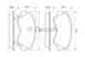 Колодки тормозные дисковые для MITSUBISHI L 200(K0#T, K1#T, K2#T, K3#T), L 300(P#2V, P0#V, P0#W, P1#V, P1#W, P2#W), PAJERO(L04#G, L14#G, V2#W, V3#W, V4#W) BOSCH 0 986 460 978 - изображение