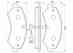 Колодки тормозные дисковые для CITROEN JUMPER / FIAT DUCATO(250,290) / PEUGEOT BOXER BOSCH 0 986 494 109 - изображение