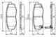 Колодки тормозные дисковые для SUBARU BRZ, FORESTER(SJ), LEGACY(BM,BR), OUTBACK(BM,BR), TRIBECA(B9) BOSCH 0 986 495 135 - изображение