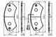 Колодки тормозные дисковые для CITROEN JUMPER / FIAT DUCATO(250,290) / PEUGEOT BOXER BOSCH 0 986 495 095 - изображение
