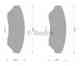 Колодки тормозные дисковые для SUZUKI GRAND VITARA(FT,GT), JIMNY(FJ), VITARA(ET,TA) BOSCH 0 986 AB2 211 - изображение