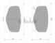 Колодки тормозные дисковые для TOYOTA PREVIA(ACR3#,CLR3#,MCR3#) BOSCH 0 986 AB2 360 - изображение
