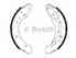 Комплект тормозных колодок для CITROEN BERLINGO(M#,MF), XSARA(N68) / PEUGEOT PARTNER(5,5F) BOSCH 0 986 487 552 - изображение