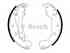Комплект тормозных колодок для FIAT DOBLO(119,223), SIENA(172#,178#) BOSCH 0 986 487 626 - изображение