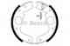 Комплект тормозных колодок для MITSUBISHI L 400 / SPACE GEAR(PA#V, PA#W, PB#V, PC#W, PD#W), PAJERO(K90, KG#, KH#, V2#W, V3#W, V4#W, V6#W, V7#W) BOSCH 0 986 487 719 - изображение