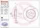 Тормозной диск BREMBO 08.9734.11 - изображение