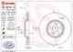 Тормозной диск BREMBO 09.9818.10 - изображение