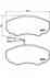 Колодки тормозные дисковые для CITROEN JUMPER(230,230L,230P,244,Z#) / FIAT DUCATO(230,230L,244,Z#) / PEUGEOT BOXER(230L,230P,244,Z#,ZCT#) BREMBO P 23 091 / 23917 - изображение