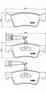 Колодки тормозные дисковые для VW TOUAREG(7L6,7L7,7LA) BREMBO P 85 068 / 24367 - изображение