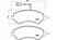 Изображение товара "Колодки тормозные дисковые для CITROEN JUMPER / FIAT DUCATO(250,290) / PEUGEOT BOXER BREMBO P 23 136"