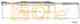 Трос стояночной тормозной системы COFLE 92.10.415 / 10.415 - изображение