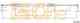 Трос стояночной тормозной системы COFLE 92.10.4232 / 10.4232 - изображение