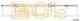 Трос стояночной тормозной системы COFLE 92.10.4266 / 10.4266 - изображение