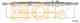 Трос стояночной тормозной системы COFLE 92.10.4652 / 10.4652 - изображение