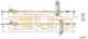Трос стояночной тормозной системы COFLE 92.10.5357 / 10.5357 - изображение