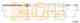 Трос стояночной тормозной системы COFLE 92.10.6202 / 10.6202 - изображение