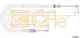 Трос стояночной тормозной системы COFLE 92.10.6685 / 10.6685 - изображение