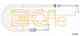 Трос стояночной тормозной системы COFLE 92.10.6698 / 10.6698 - изображение
