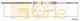 Трос стояночной тормозной системы COFLE 92.10.7405 / 10.7405 - изображение