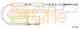 Трос стояночной тормозной системы COFLE 92.10.7536 / 10.7536 - изображение