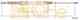 Трос стояночной тормозной системы COFLE 92.10.7627 / 10.7627 - изображение