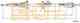 Трос стояночной тормозной системы COFLE 92.10.8061 / 10.8061 - изображение