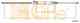 Трос стояночной тормозной системы COFLE 92.10.9034 / 10.9034 - изображение