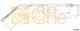 Трос стояночной тормозной системы COFLE 92.10.9887 / 10.9887 - изображение