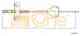 Трос стояночной тормозной системы COFLE 92.11.5513 / 11.5513 - изображение