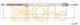 Трос стояночной тормозной системы COFLE 92.11.6597 / 11.6597 - изображение