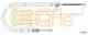 Трос стояночной тормозной системы COFLE 92.11.6676 / 11.6676 - изображение