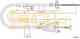 Трос стояночной тормозной системы COFLE 92.17.0121 / 17.0121 - изображение