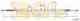 Трос стояночной тормозной системы COFLE 92.17.0325 / 17.0325 - изображение