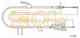 Трос стояночной тормозной системы COFLE 92.17.0336 / 17.0336 - изображение