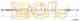 Трос стояночной тормозной системы COFLE 92.17.0347 / 17.0347 - изображение