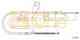 Трос стояночной тормозной системы COFLE 92.17.1071 / 17.1071 - изображение