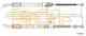 Трос стояночной тормозной системы COFLE 92.17.1414 / 17.1414 - изображение