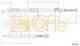 Трос стояночной тормозной системы COFLE 92.17.1425 / 17.1425 - изображение