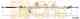Трос стояночной тормозной системы COFLE 92.17.1567 / 17.1567 - изображение