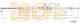 Трос стояночной тормозной системы COFLE 92.17.2298 / 17.2298 - изображение