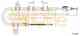 Трос стояночной тормозной системы COFLE 92.17.2540 / 17.2540 - изображение