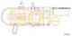 Трос стояночной тормозной системы COFLE 92.17.2613 / 17.2613 - изображение