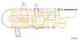 Трос стояночной тормозной системы COFLE 92.17.2614 / 17.2614 - изображение