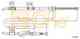 Трос стояночной тормозной системы COFLE 92.17.4034 / 17.4034 - изображение