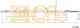 Трос стояночной тормозной системы COFLE 92.17.5065 / 17.5065 - изображение