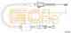 Трос управления сцеплением COFLE 92.18.2522 / 18.2522 - изображение