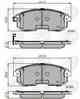 Колодки тормозные дисковые передний для FIAT SEDICI(FY#) / SUZUKI SX4(EY,GY) COMLINE CBP32025 / 24280, 24282 - изображение